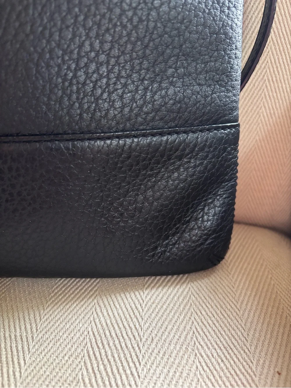 Kate Spade Southport Avenue Cora Black Pebbled Leather Crossbody Bag Y2K